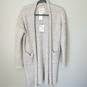 Thread & Supply Grey Plush Cardigan Sz Small NWT